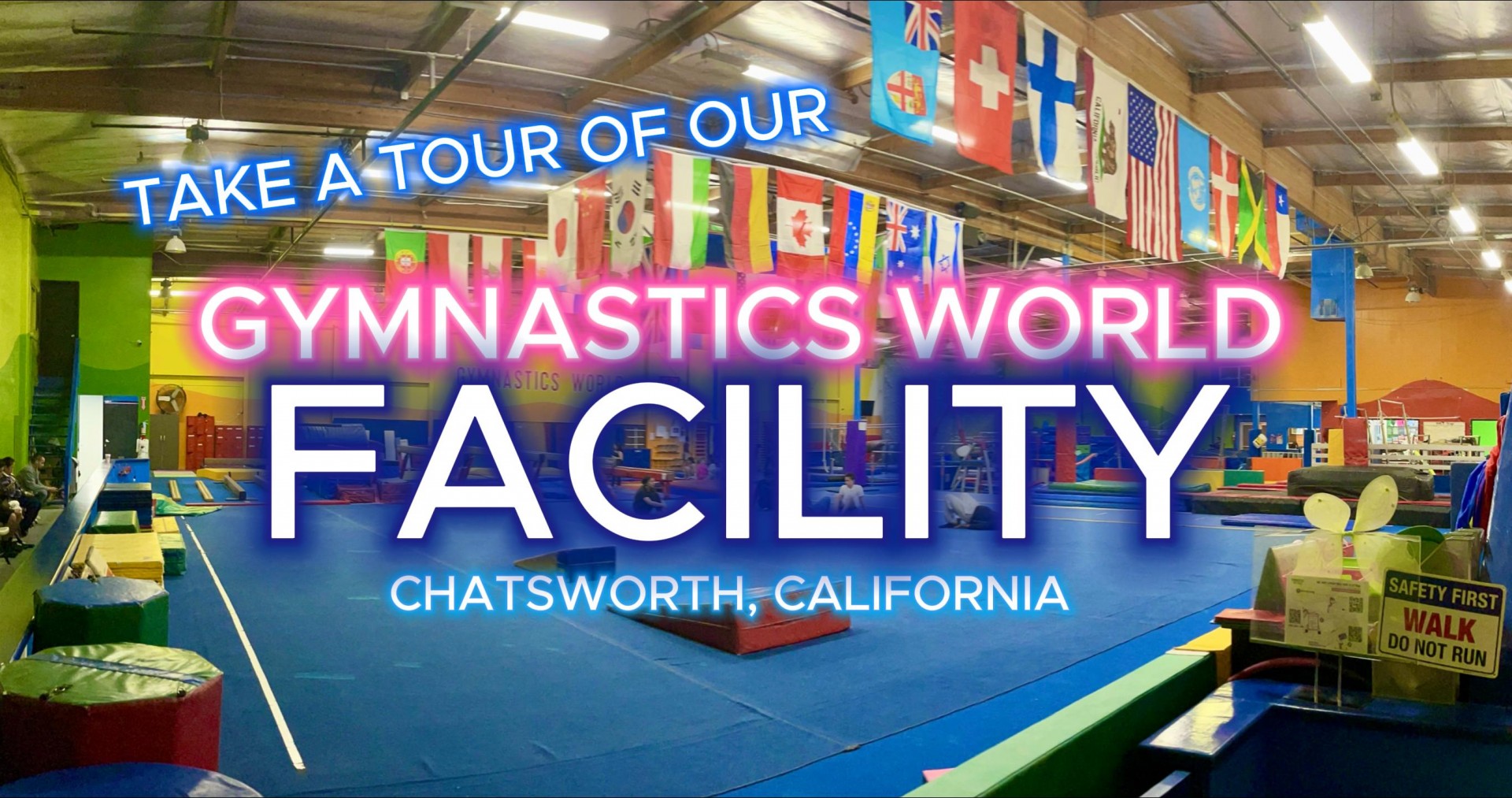 Thumbnail of video showing Gymnastics World Facility.